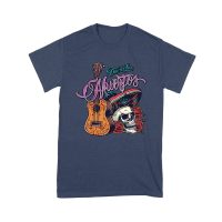 Dia de Los Muertos T-Shirt ? Sugar Skull with Mexican Hat, Red Roses, and Guitar Day of the Dead Design Unisex Youth