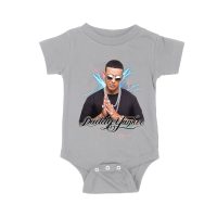 Daddy Yankee Retro Laser Energy Design T-Shirt with Neon Highlights Unisex Baby Jersey