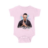 Daddy Yankee Retro Laser Energy Design T-Shirt with Neon Highlights Unisex Baby Jersey