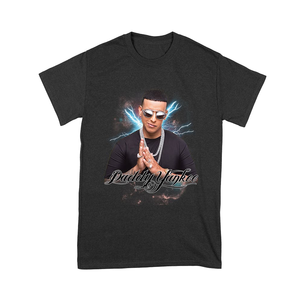 Ddy-02_Y-Black.jpg Daddy Yankee Retro Laser Energy Design T-Shirt With Neon Highlights Unisex Youth – Viva Party