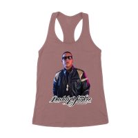 Daddy Yankee Collage T-Shirt with Multiple Action Poses and Signature Women's Racerback Tank Top