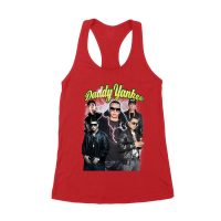 Daddy Yankee Classic Portrait T-Shirt with Hat and Reflective Glow Women's Racerback Tank Top
