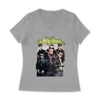 Daddy Yankee Classic Portrait T-Shirt with Hat and Reflective Glow Women Jersey V-Neck