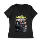 Daddy Yankee Classic Portrait T-Shirt with Hat and Reflective Glow Women Jersey V-Neck – Viva Party