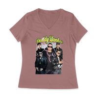 Daddy Yankee Classic Portrait T-Shirt with Hat and Reflective Glow Women Jersey V-Neck