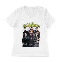 Daddy Yankee Classic Portrait T-Shirt with Hat and Reflective Glow Women Jersey V-Neck