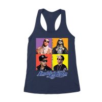 Daddy Yankee Live Concert Crowd Montage T-Shirt with Bold Logo Women's Racerback Tank Top