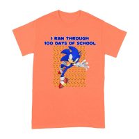 Fast Runner 100 Days of School T-Shirt ? Fun Gamer Outfit for Kids & Teachers Unisex Adult