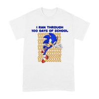 Fast Runner 100 Days of School T-Shirt ? Fun Gamer Outfit for Kids & Teachers Unisex Adult