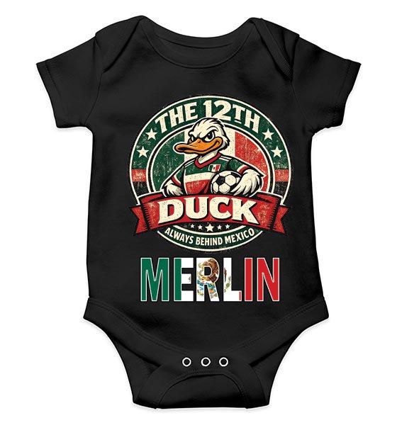 Duck 6 The 12Th Duck Merlin Mexico Fan T-Shirt - Image 1