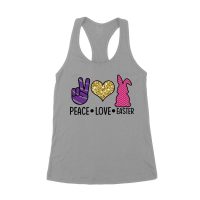 Peace Love Easter Valentine's Day T-Shirt for Women, Men, Kids