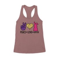 Peace Love Easter Valentine's Day T-Shirt for Women, Men, Kids