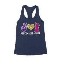 Peace Love Easter Valentine's Day T-Shirt for Women, Men, Kids