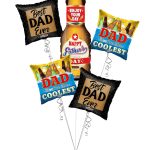 Happy Father's Day, Best Dad Ever Balloon Bouquet – Viva Party