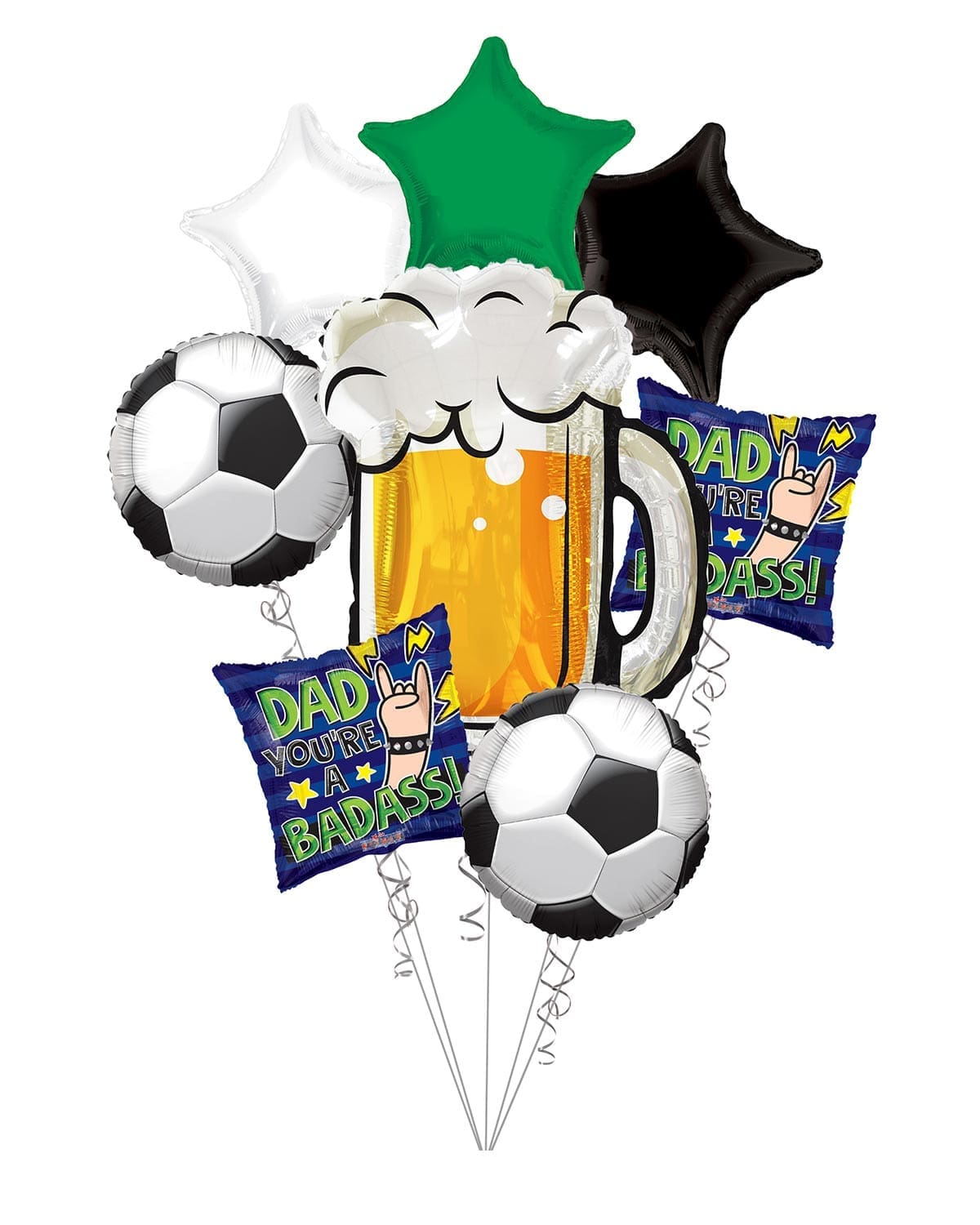 Fd22-08-S1.Jpg Happy Father'S Day, Dad You'Re Badass Balloon Bouquet – Viva Party
