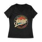 Like a Grandpa, Papa Only Cooler T-Shirt - Funny Gift for Cool Grandpas and Proud Papas Women Jersey V-Neck – Viva Party
