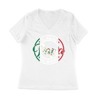 El-Mejor-Papa-Del-Mundo Mexican Father's-Day T-Shirt Gift for Dad Women Jersey V-Neck