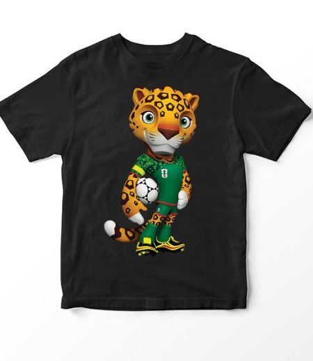 Mexico Soccer Jaguar Mascot T-Shirt