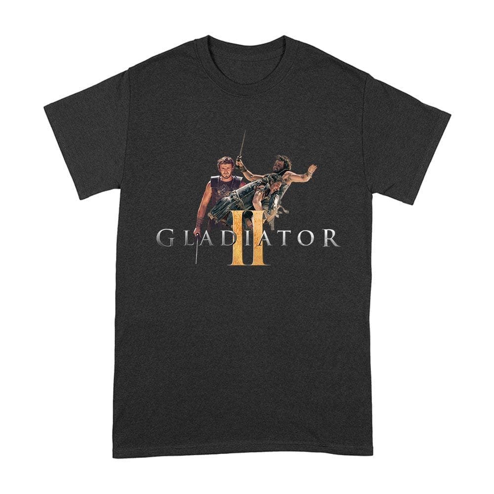 Glat-01_A-Black.jpg Gladiator Ii - Warrior T-Shirt - Epic Battle Armor Design For Brave Fighters And History Fans Unisex Adult – Viva Party