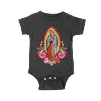 Express Your Faith with Our Lady of Guadalupe Virgin Mary T-Shirt ? Elegant and Inspiring Catholic Apparel Unisex Baby Jersey – Viva Party