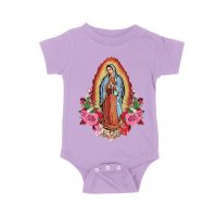 Express Your Faith with Our Lady of Guadalupe Virgin Mary T-Shirt ? Elegant and Inspiring Catholic Apparel Unisex Baby Jersey