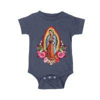 Express Your Faith with Our Lady of Guadalupe Virgin Mary T-Shirt ? Elegant and Inspiring Catholic Apparel Unisex Baby Jersey