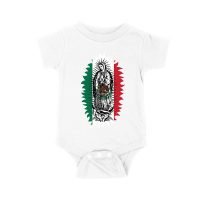 Our Lady of Guadalupe Virgin Mary T-Shirt ? Elegant Catholic Faith Apparel Unisex Baby Jersey