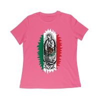 Our Lady of Guadalupe Virgin Mary T-Shirt ? Elegant Catholic Faith Apparel Women Relaxed