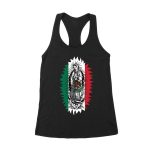 Our Lady of Guadalupe Virgin Mary T-Shirt ? Elegant Catholic Faith Apparel Women's Racerback Tank Top – Viva Party