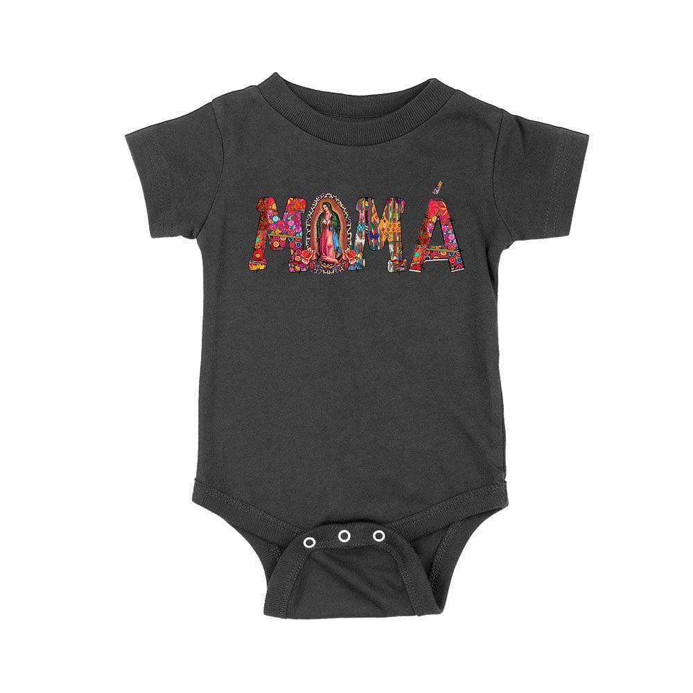 Glt-04_Rs-Black.jpg Our Lady Of Guadalupe Moma T-Shirt - Heartfelt Tribute To Faith And Love Unisex Baby Jersey – Viva Party