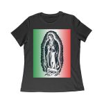 Our Lady of Guadalupe Virgin Mary T-Shirt - Inspirational Catholic Faith Apparel, Religious Devotional Tee for Women, Spiritual Gift Women Relaxed – Viva Party