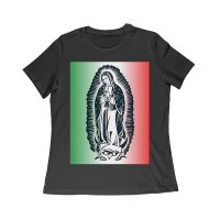 Our Lady of Guadalupe Virgin Mary T-Shirt - Inspirational Catholic Faith Apparel, Religious Devotional Tee for Women, Spiritual Gift Women Relaxed – Viva Party
