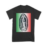 Our Lady of Guadalupe Virgin Mary T-Shirt - Inspirational Catholic Faith Apparel, Religious Devotional Tee for Women, Spiritual Gift Unisex Youth – Viva Party