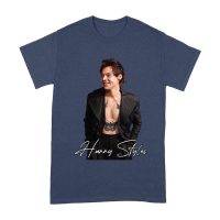 Stylish Black and White Hary-Styls Portrait Graphic Tee for True Fans Unisex Adult