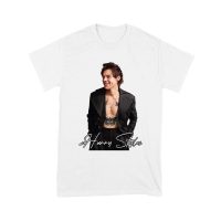 Stylish Black and White Hary-Styls Portrait Graphic Tee for True Fans Unisex Youth
