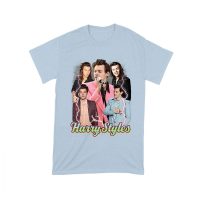 Colorful Lightning Collage Hary-Styls Graphic Tee Featuring Iconic Poses Unisex Toddler