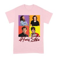 Retro Pop Color Blocks Hary-Styls Graphic T-Shirt for Music Lovers Unisex Adult