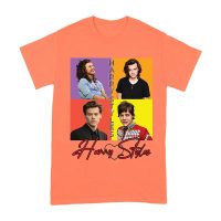Retro Pop Color Blocks Hary-Styls Graphic T-Shirt for Music Lovers Unisex Adult