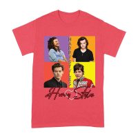 Retro Pop Color Blocks Hary-Styls Graphic T-Shirt for Music Lovers Unisex Adult