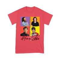 Retro Pop Color Blocks Hary-Styls Graphic T-Shirt for Music Lovers Unisex Youth