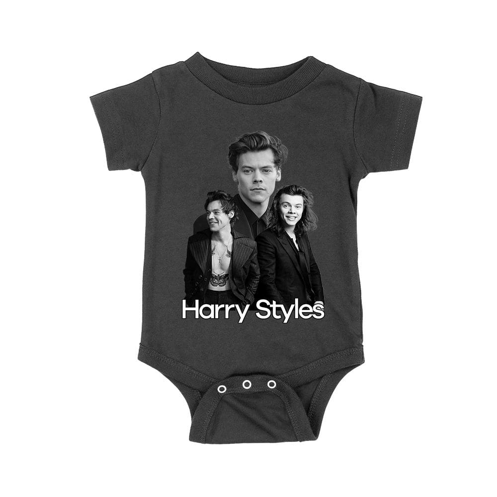 Has-04_Rs-Black.jpg Monochrome Multi-Pose Hary-Styls T-Shirt For Classic Style Fans Unisex Baby Jersey – Viva Party