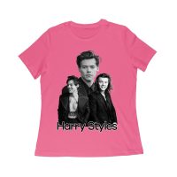 Monochrome Multi-Pose Hary-Styls T-Shirt for Classic Style Fans Women Relaxed