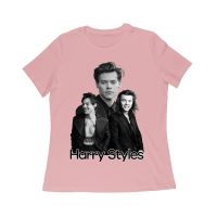 Monochrome Multi-Pose Hary-Styls T-Shirt for Classic Style Fans Women Relaxed