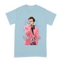 Pink Suit Performance Hary-Styls T-Shirt with Microphone Graphic Unisex Adult