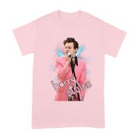 Pink Suit Performance Hary-Styls T-Shirt with Microphone Graphic Unisex Adult
