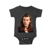 Close-Up Face Hary-Styls Fan Art Tee with Signature Script Font Unisex Baby Jersey – Viva Party