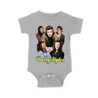 Group Expressions Collage Hary-Styls T-Shirt with Artistic Layout Unisex Baby Jersey