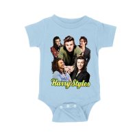 Group Expressions Collage Hary-Styls T-Shirt with Artistic Layout Unisex Baby Jersey
