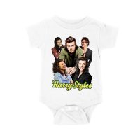 Group Expressions Collage Hary-Styls T-Shirt with Artistic Layout Unisex Baby Jersey