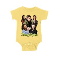 Group Expressions Collage Hary-Styls T-Shirt with Artistic Layout Unisex Baby Jersey